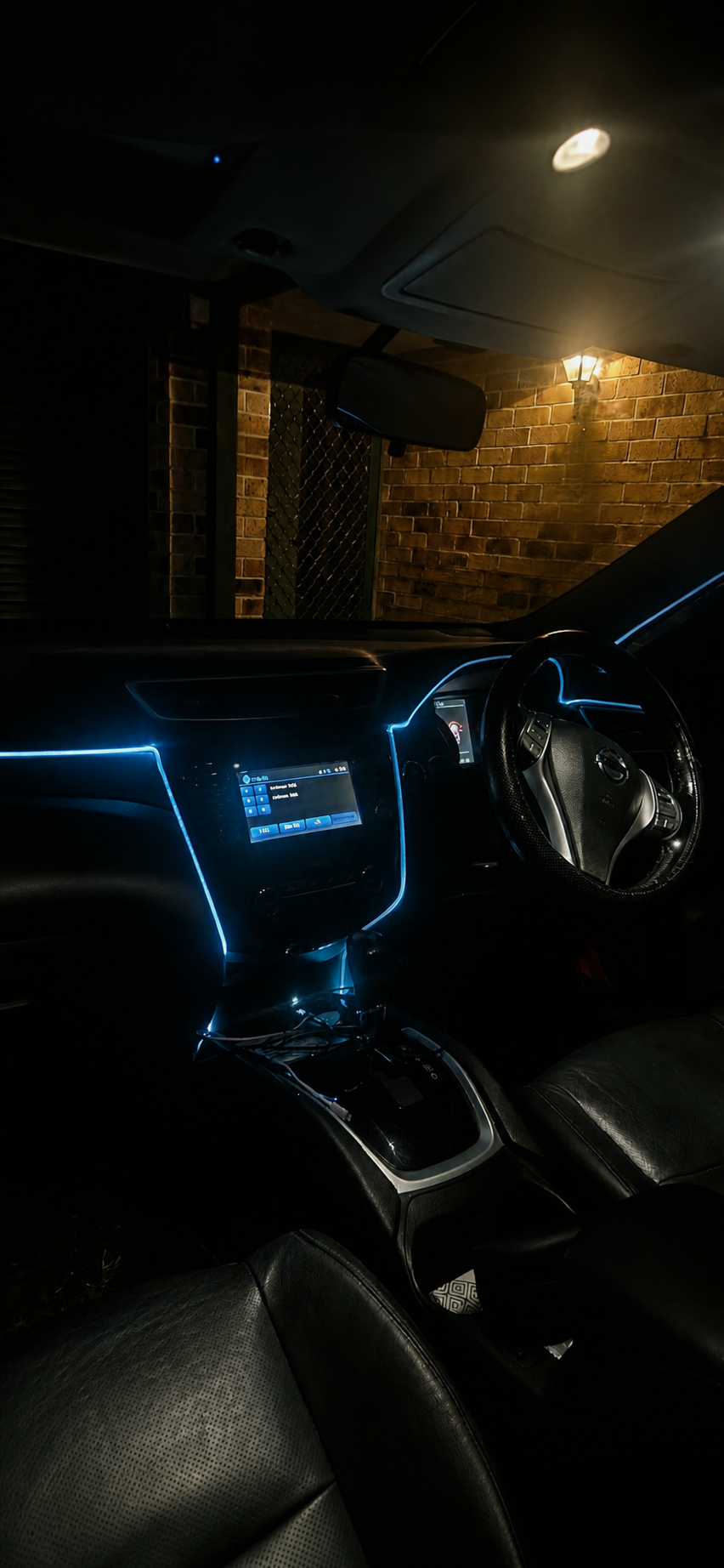 With LED